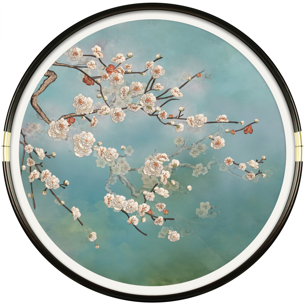 Floral Round Decorative Wall Art
