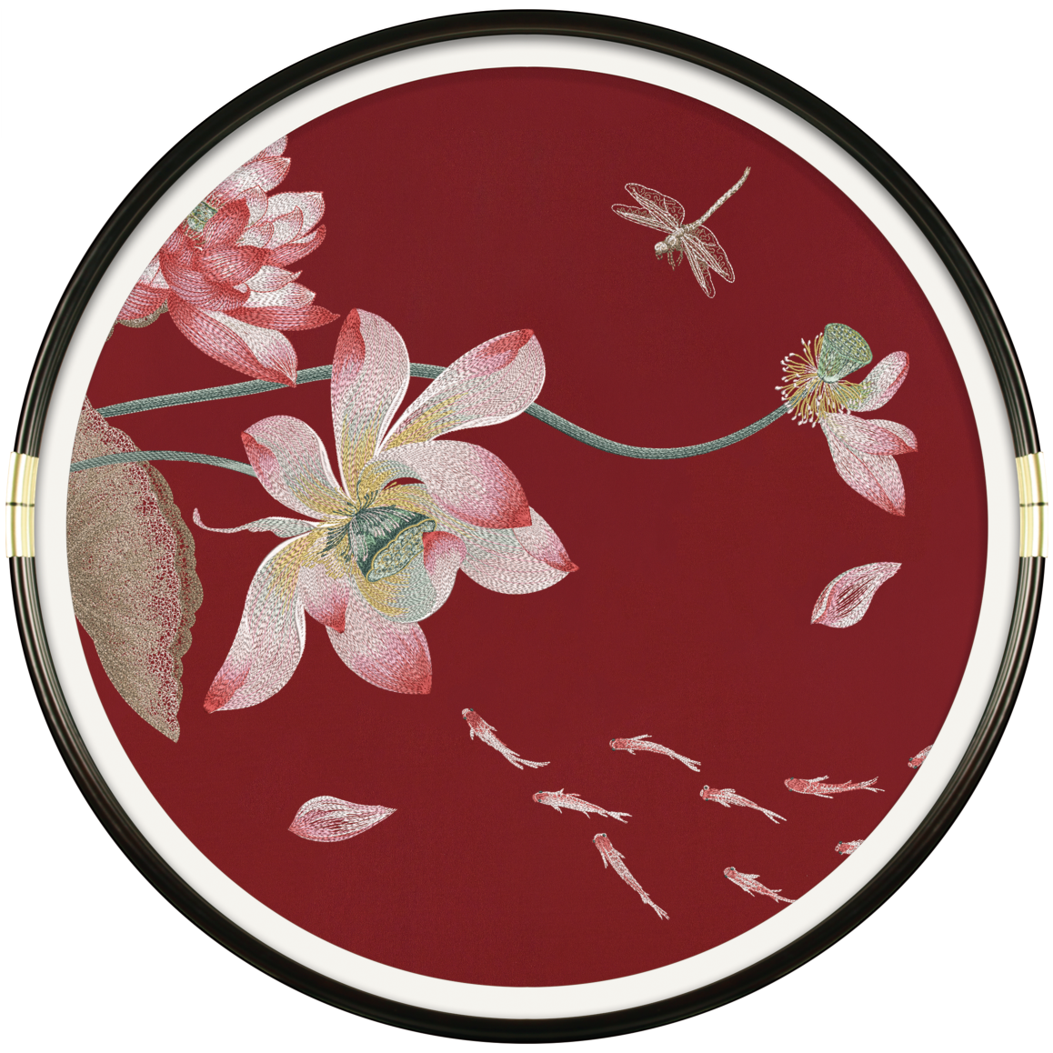 Floral Round Decorative Wall Art